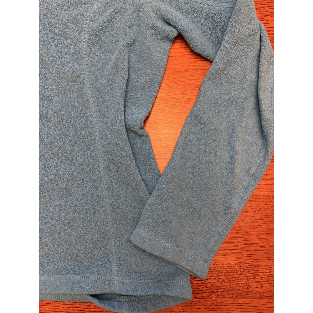 The North Face Women’s Medium M TKA 100 Glacier Fleece 1/4 Zip Pullover Teal - Picture 3 of 8